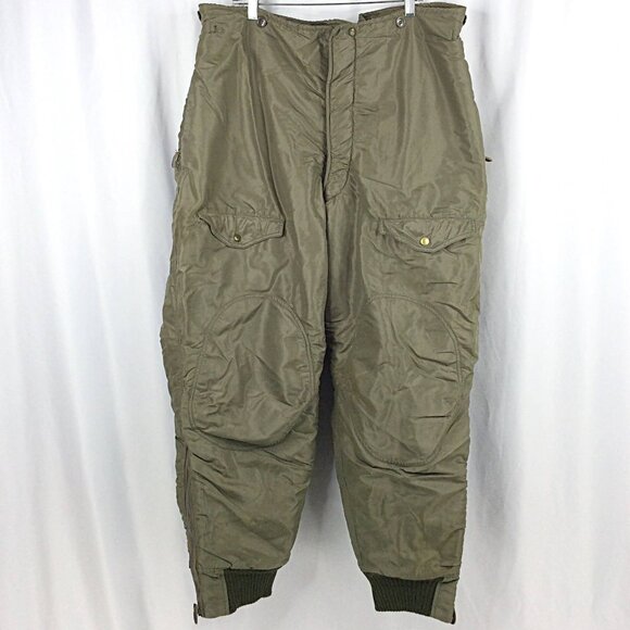 VTG USAF Trousers Air Crew Heavy Pants Type F-1 Size 42 Military Flight Thermal - Picture 1 of 15